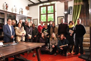 II Mintzanet Sariak. Sarituak eta erakundeetako ordezkariak (Donostian, 2015/02/19)